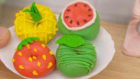 پخت دونات میوه ای و تابستانی مینیاتوری