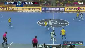 خلاصه فوتسال برزیل 3 -0 عربستان