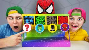 چالش غذایی - شکلات های ابرقهرمان