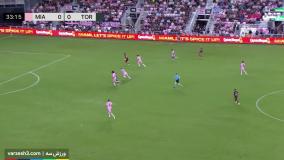 خلاصه بازی اینتر میامی 4 -0 تورنتو