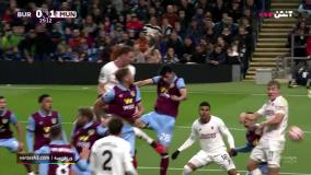 خلاصه بازی برنلی 0 -1 منچستریونایتد