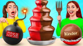 چالش غذایی - چالش غذایی بزرگ و کوچیک اما اینبار دندان شکلاتی