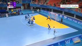 خلاصه هندبال ایران 22-24 کویت