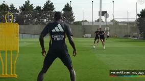 اولین تمرین رئالی ها پیش از آغاز هفته پنجم رقابت های لالیگا