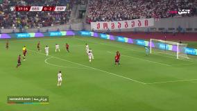 خلاصه بازی گرجستان 1-7 اسپانیا