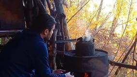 مهدی میرزایی آهنگ بهترین بهانه در کلبه جنگلی