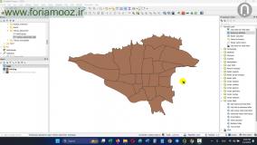 آموزش جدول به اکسل در QGIS