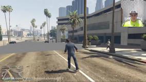 مود بالا و پایین رفتن با طناب از روی ساختمان ها در جی تی ای وی و مود اسکیت برد!