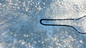 جاده اسالم به خلخال در یک روز برفی |شمال زیبا