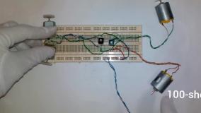 مبانی رباتیک (راه اندازی چهار موتور با دو کلید)