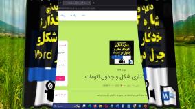 شماره گذاری شکل در word