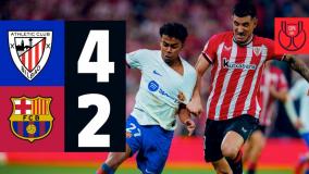 خلاصه بازی اتلتیک بیلبائو 4-2 بارسلونا  | جام حذفی اسپانیا
