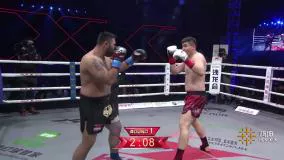 مبارزه عزیزپور در مقابل آسیهاتی | مبارزه کیک بوکسینگ 💪🥊