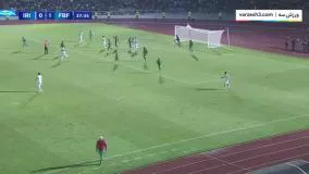 خلاصه بازی فوتبال ایران 2 - بورکینافاسو 1