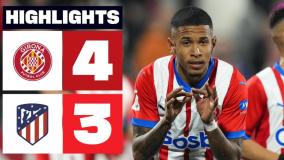 خلاصه بازی فوتبال خيرونا 4-3 اتلتیکو مادرید | لالیگا اسپانیا