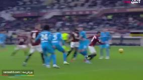 خلاصه بازی فوتبال تورینو 3 - ناپولی 0