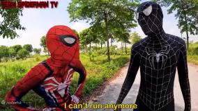 نبرد مرد عنکبوتی و اسپایدرمن ، مرد عنکبوتی قدرت ترسناک spiderman - مرد عنکبوتی