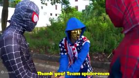 نبرد مردعنکبوتی و اسپایدرمن ؛خرابکاری در خانه جوکر ابرقهرمان مردعنکبوتیspiderman (1)