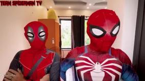 نبرد مرد عنکبوتی و اسپایدرمن ، نبرد پلیس برای نجات کودک مرد عنکبوتی، spiderman جدید