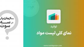 نمای کلی لیست مواد در ماژول تولید سازمان یار (Odoo ERP)