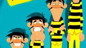 انیمیشن دالتون ها- دالتون ها در برف فرار می کنند