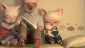 انیمیشن کوتاه _ سه گربه