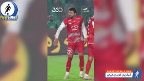 درگیری دیده نشده دو ستاره پرسپولیس مقابل مس رفسنجان + سند