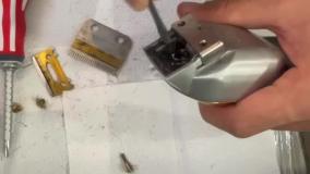 تمیز کردن ماشین اصلاح