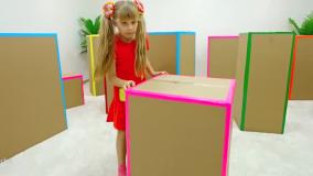 کارتون کودک دیانا و روما: جعبه های اسرارآمیز بازی | کارتون بازی دیانا روما جدید طولانی