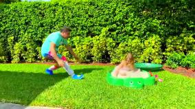 کارتون ناستیا و استیسی جدید | استیسی شو: ناستیا لباساشو کثیف کرد ، ناستیا طولانی