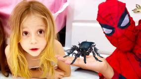 کارتون ناستیا و استیسی جدید | استیسی شو: چالش سرد و گرم ناستیا و بابایی ناستیا طولانی