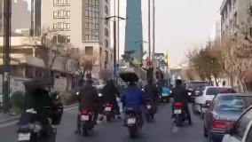 راهپیمایی موتوری تندروها علیه رفع فیلترینگ در تهران!