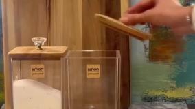 پاسماوری و جا ادویه اکریلیک لیمون