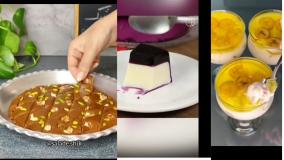 ایده آشپزی شب یلدا حلوا و کیک دسر