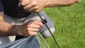 برپا کردن چادر طبیعت گردی یک و دو نفره فرینو مدل نمسی