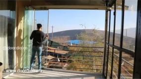 بالکن شیشه ای ریلی
