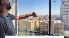 شیشه اسلایدینگ مقاوم