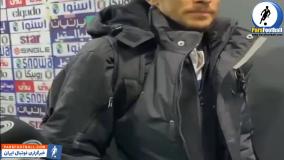 مصدومیت فرشاد احمدزاده مقابل استقلال + فیلم