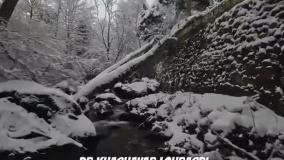 هنرنمایی برف در کاخِ سعدآباد