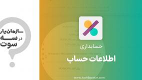 اطلاعات حساب در گزارش‌های مالی ماژول حسابداری سازمان یار (Odoo ERP)