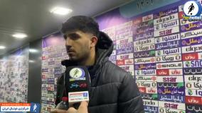 واکنش محمد خدابنده لو به درخشش در جام حذفی + فیلم