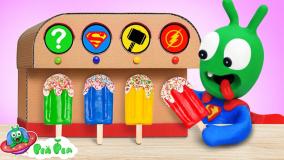 کارتون پی پی جدید: چالش بستنی با نخود نخودی سوپرمن!