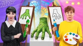 چالش غذاخوری اسمر جدید: چالش خنده دار خوردن نوتلا بزرگ و کوچک