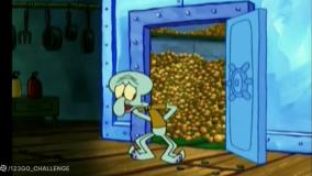 کارتون باب اسفنجی جدید: اختاپوس و همبرگر خرچنگی | انیمیشن باب اسفنجی خنده دار دوبله فارسی