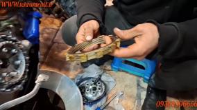 تعویض صفحه کلاچ موتور سیکلت
