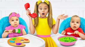 برنامه کودک ساشا و آنیتا: توپ بازی ساشا و آنیتا | برنامه و سرگرمی کودک جدید شاد