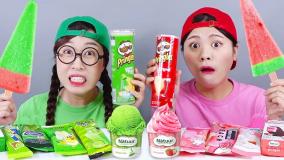 چالش غذایی خنده دار: چالش غذاها و شکلات های متنوع جدید | سرگرمی کودکان و بانوان