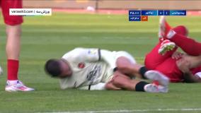 اخراج خدابنده‌لو و 10 نفره شدن پرسپولیس در مقابل تراکتور