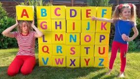 ایوا و مامان چالش حروف الفبا