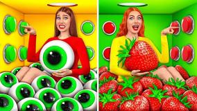 چالش غذا و کیک تولد | موکبانگ و چالش دونا